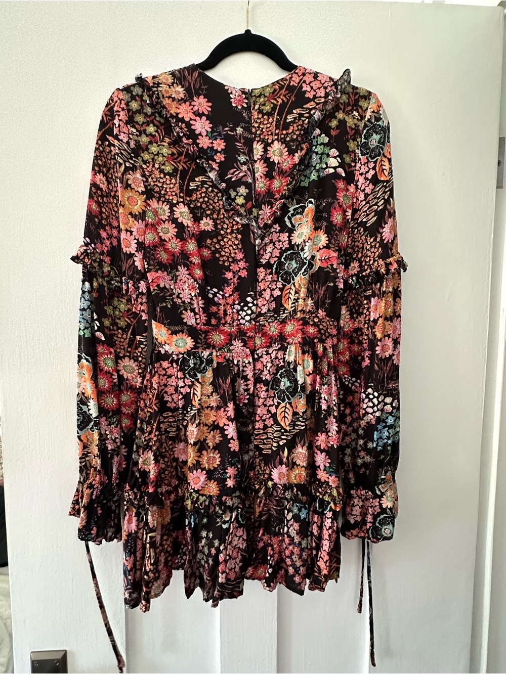Ted Baker “Hendria” Ruffle-Trim Mini Dress